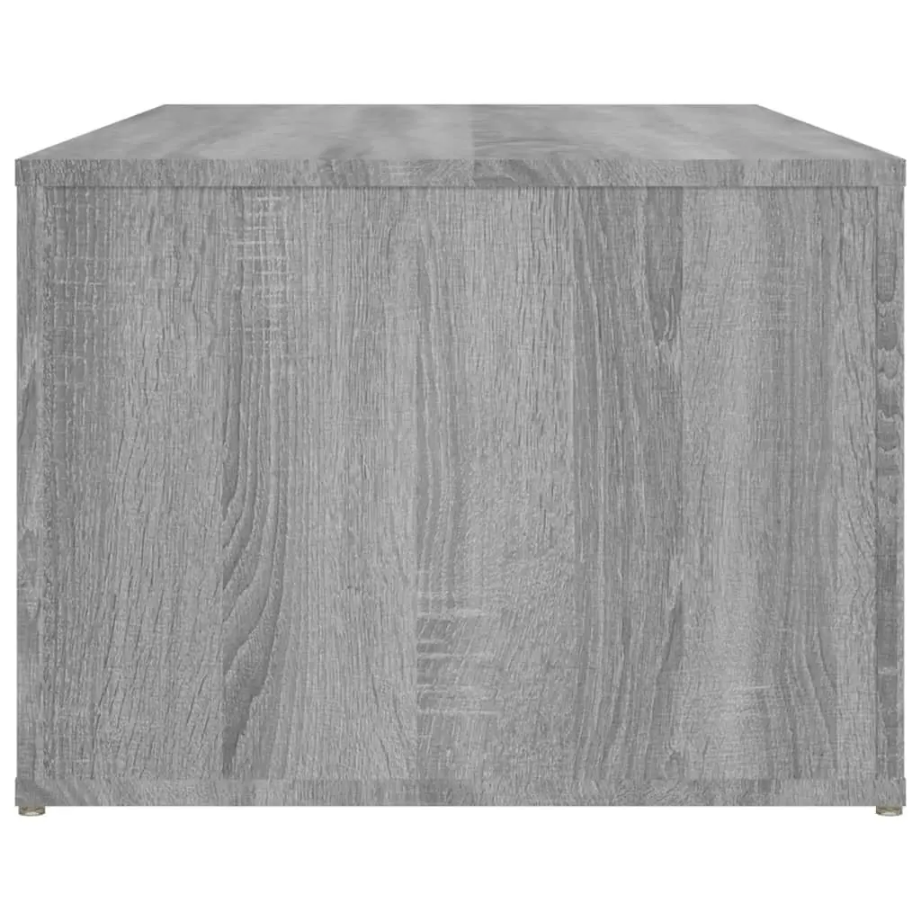 Grey Sonoma Coffee Table 100x50x36 cm with Storage