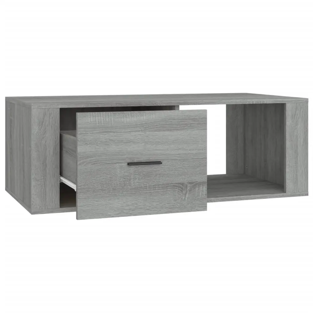 Grey Sonoma Engineered Wood Coffee Table with Drawer