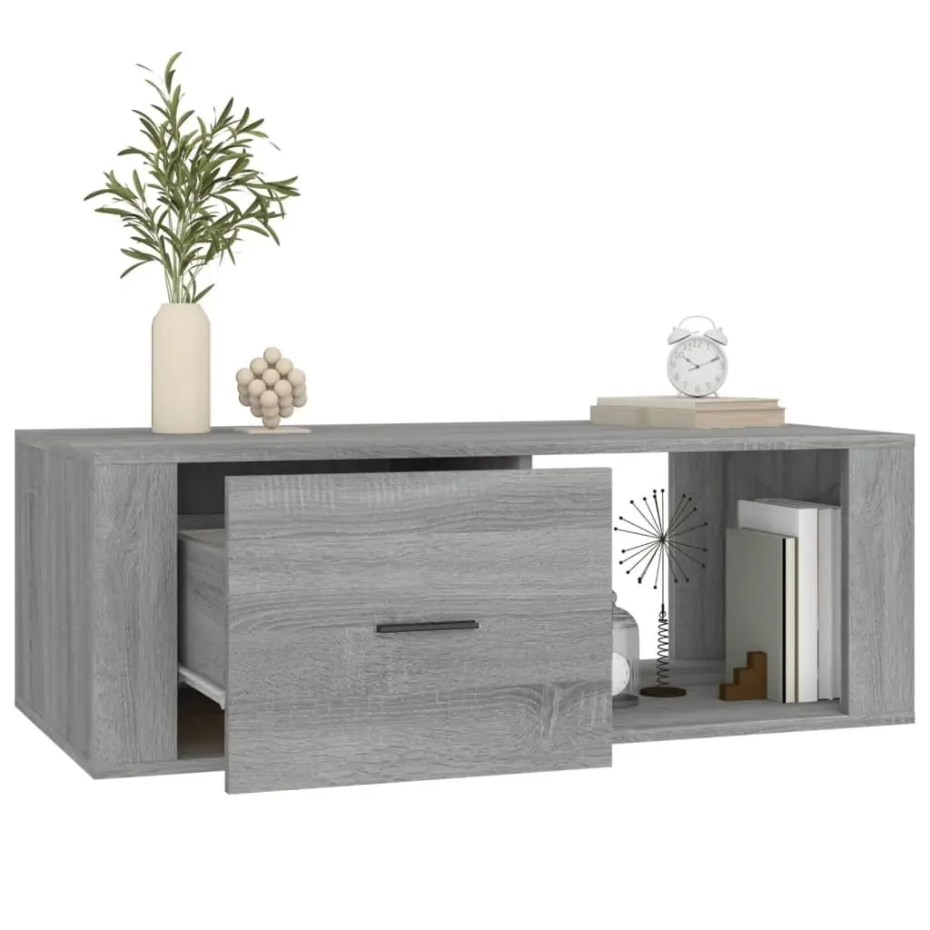 Grey Sonoma Engineered Wood Coffee Table with Drawer