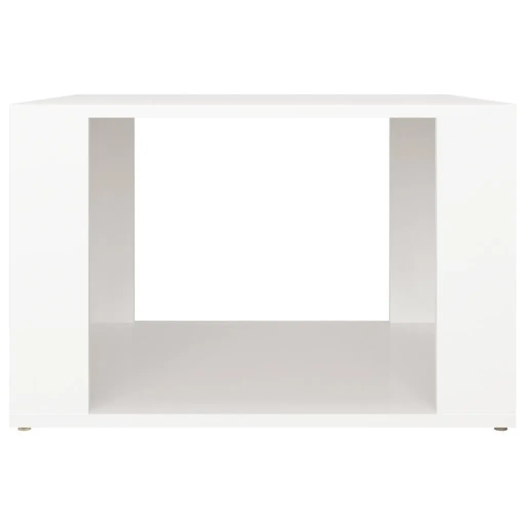 White Bedside Table with Ample Storage