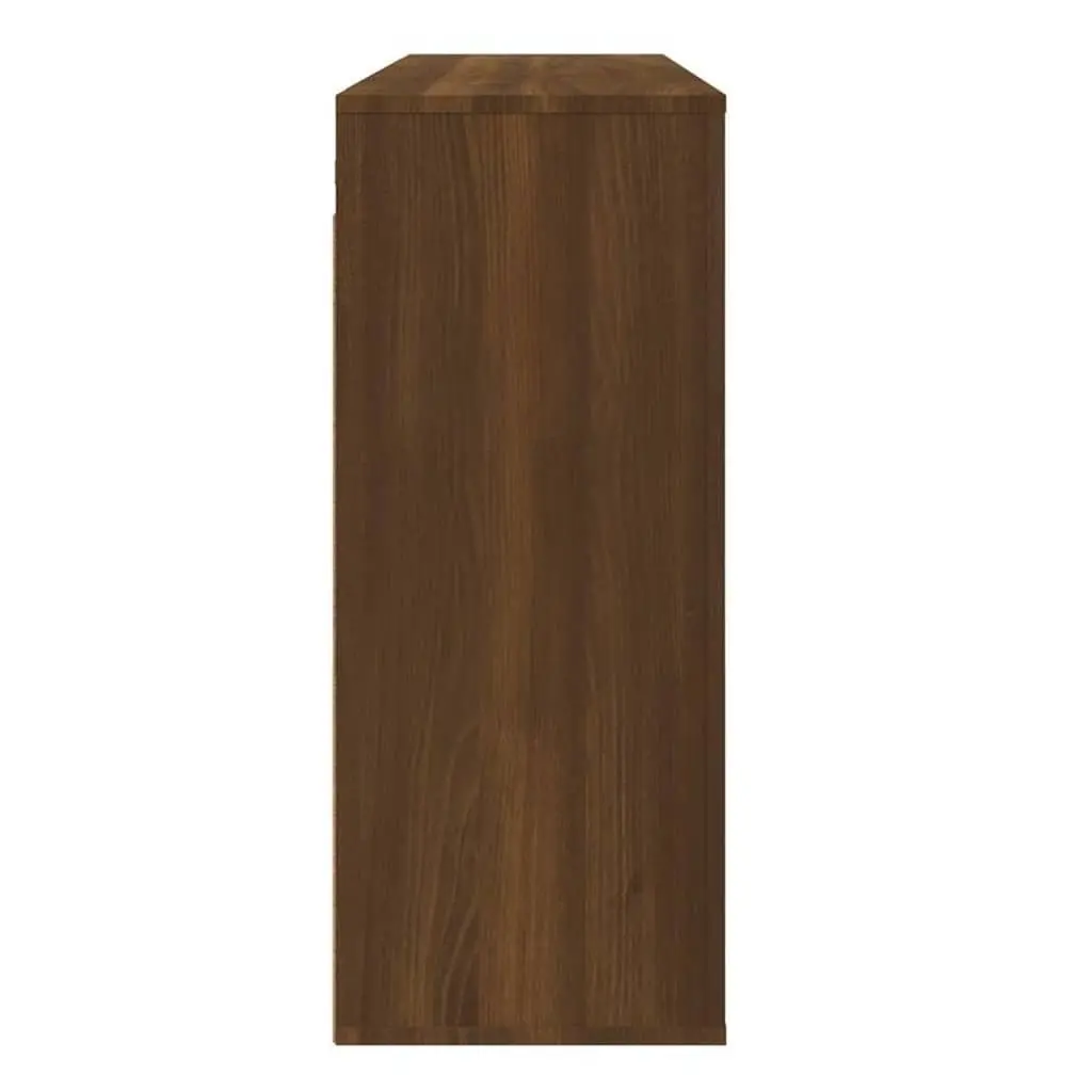 Wall Cabinet Engineered Wood 80x33x80 cm Brown Oak