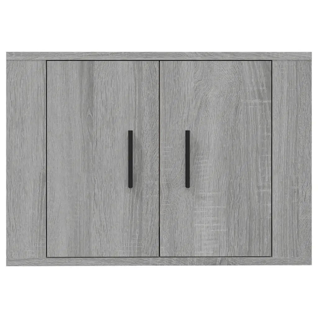 Wall Mounted TV Cabinet with Grey Finish