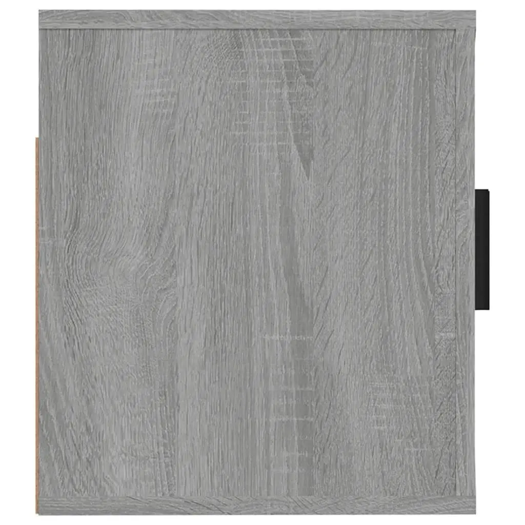 Wall Mounted TV Cabinet with Grey Finish