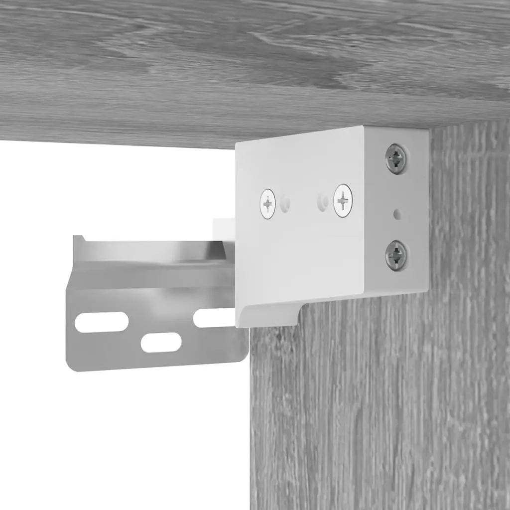 Wall Mounted TV Cabinet with Grey Finish