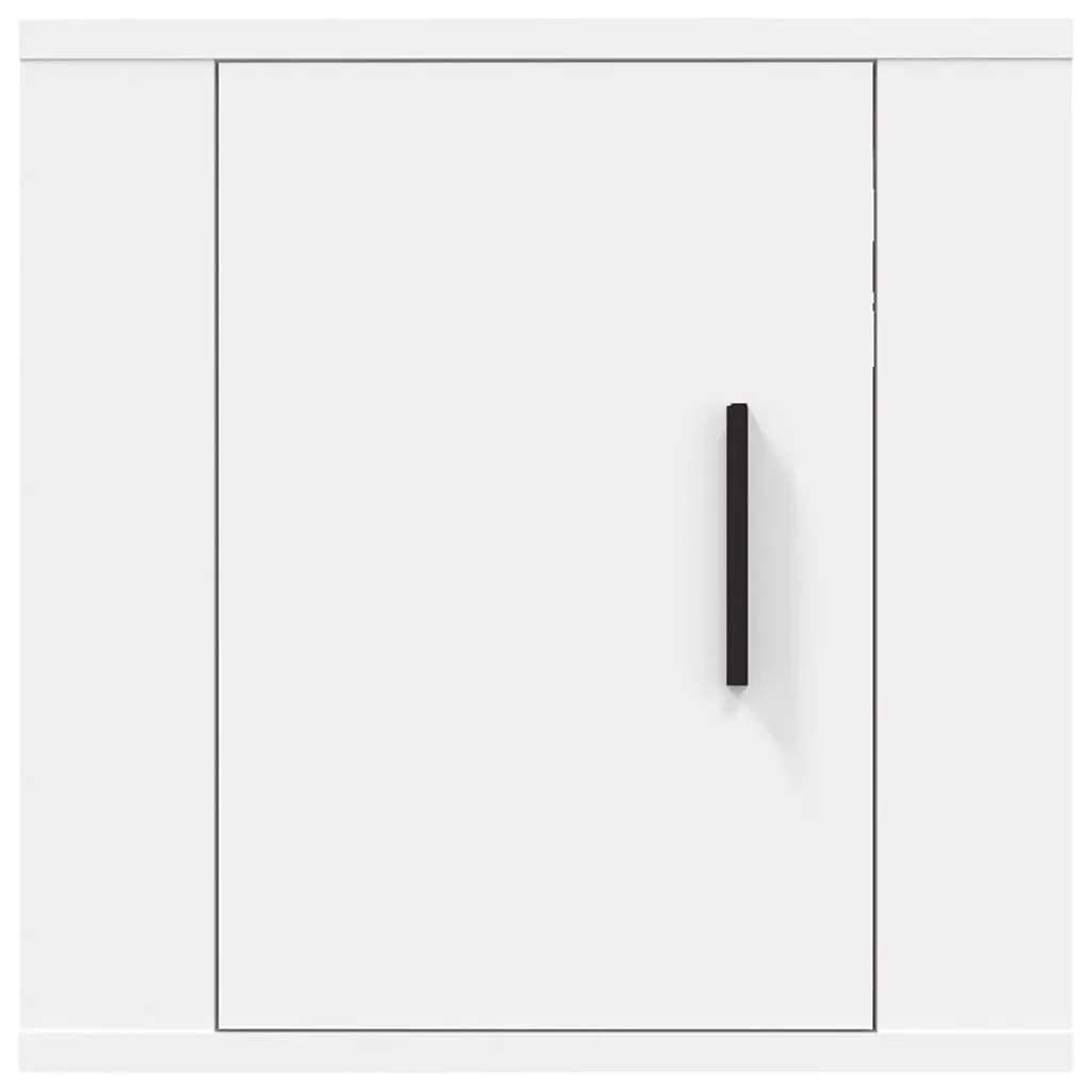 Wall Mounted TV Cabinet in White 40x34.5x40cm