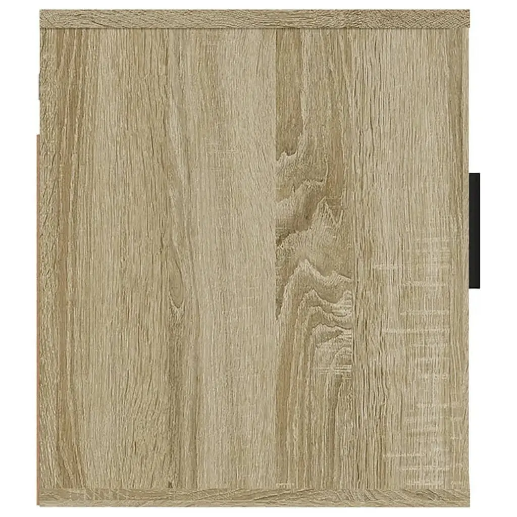 Brown Wall Mounted TV Cabinet for Media Storage