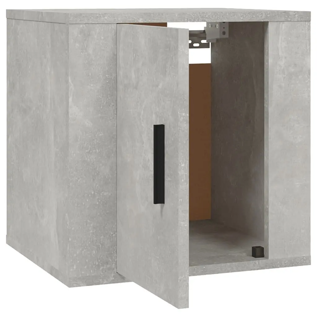 Wall Mounted TV Cabinet Engineered Wood 40x34.5x40cm Grey