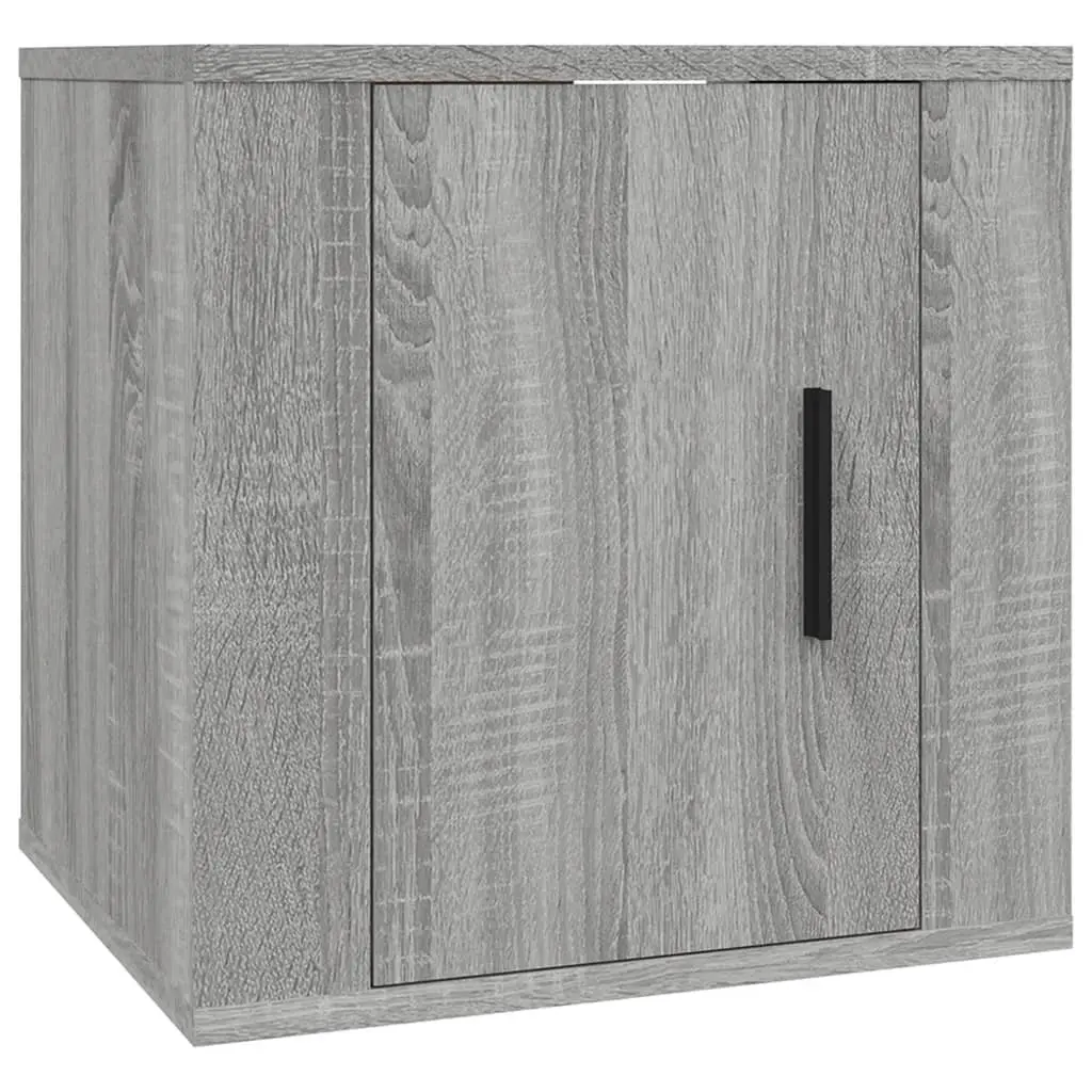 Wall Mounted TV Cabinet Engineered Wood 40x34.5x40cm Grey