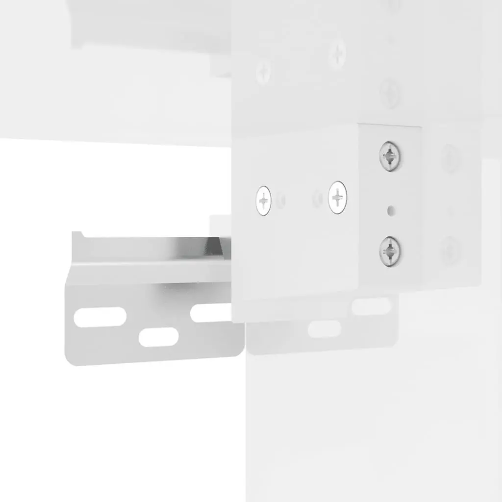 High Gloss White Wall Mounted TV Cabinet for Storage