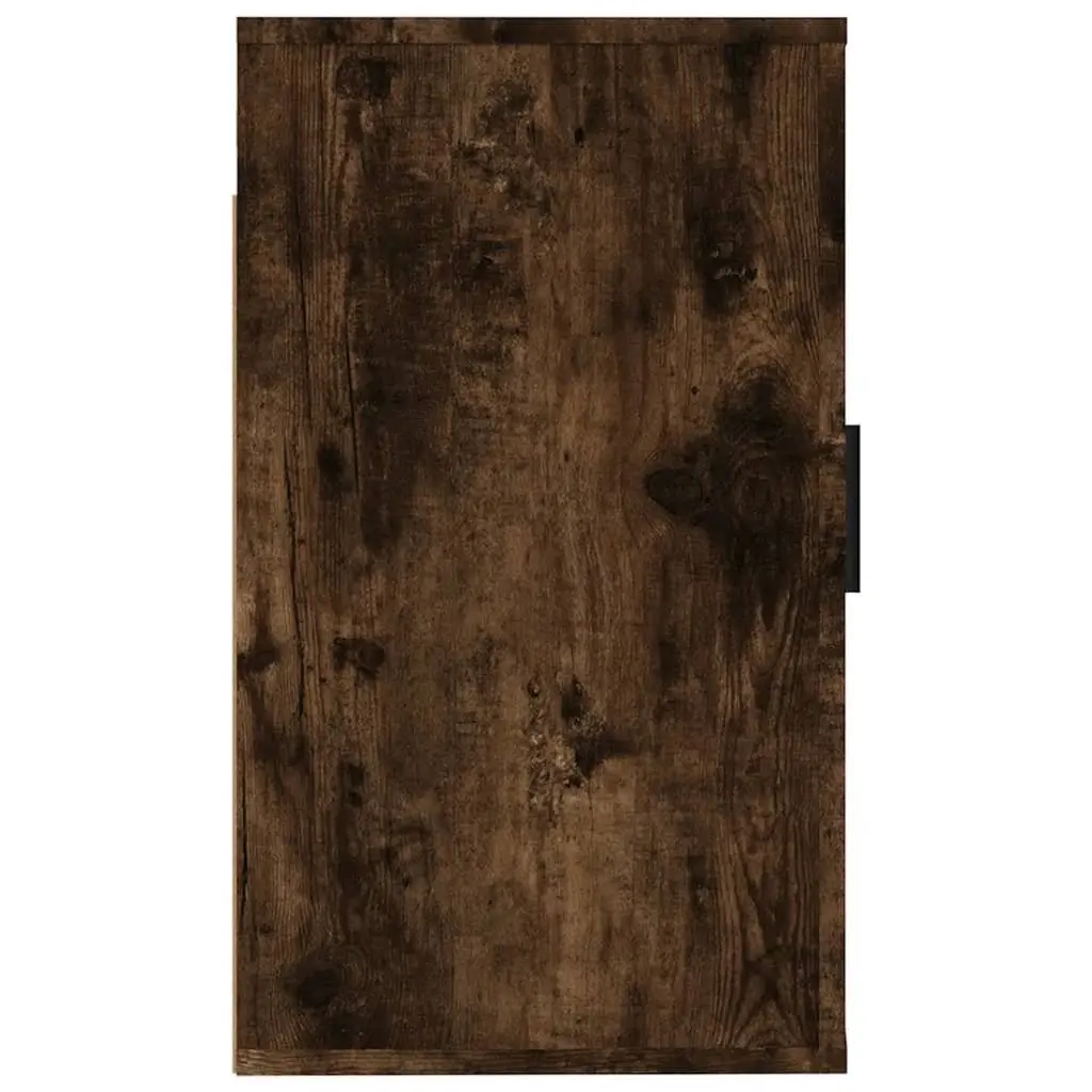 Wall Mounted TV Cabinet Engineered Wood 40 x 34.5 x 60 cm Brown Smoked Oak