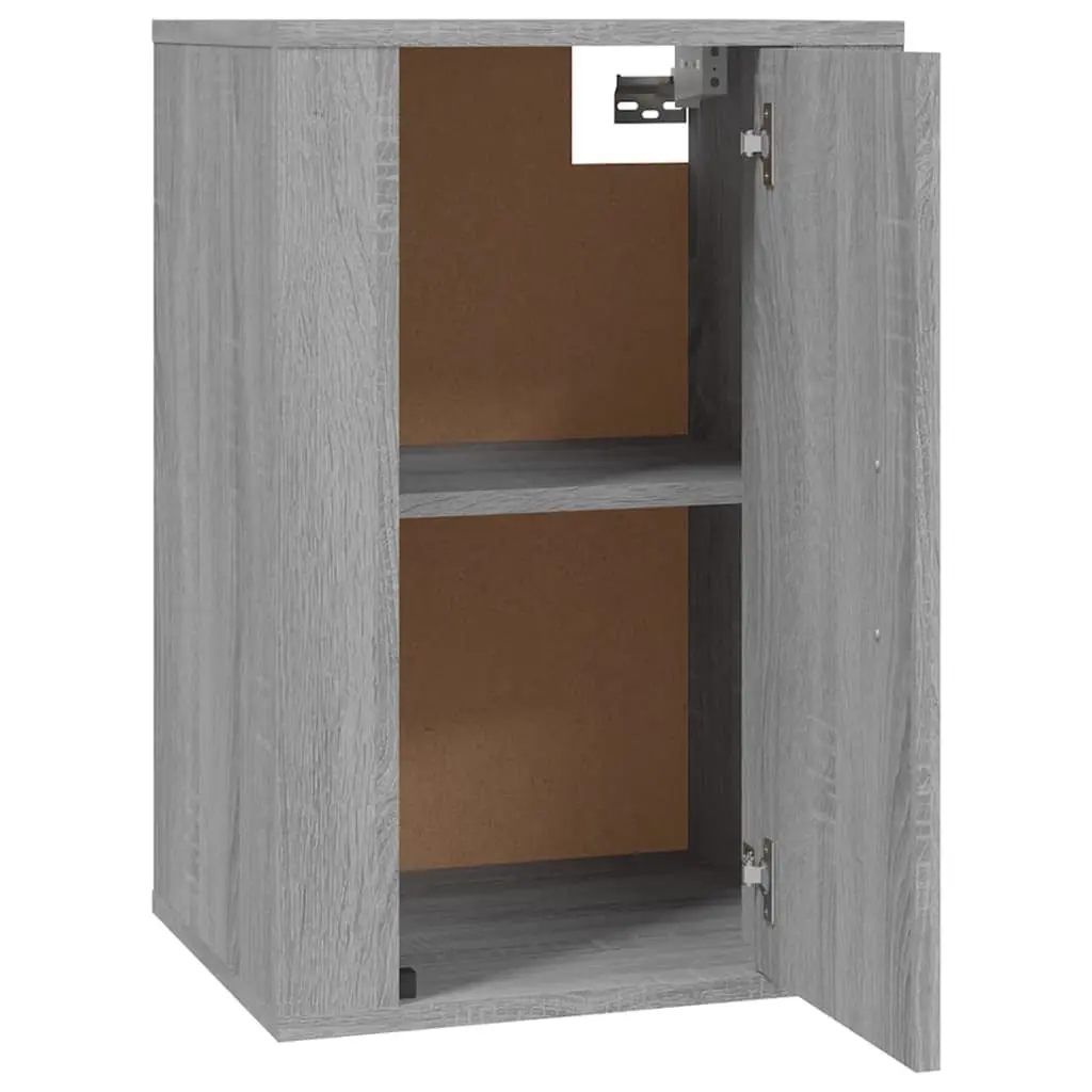 Wall Mounted TV Cabinet Engineered Wood 40 x 34.5 x 60 cm Grey