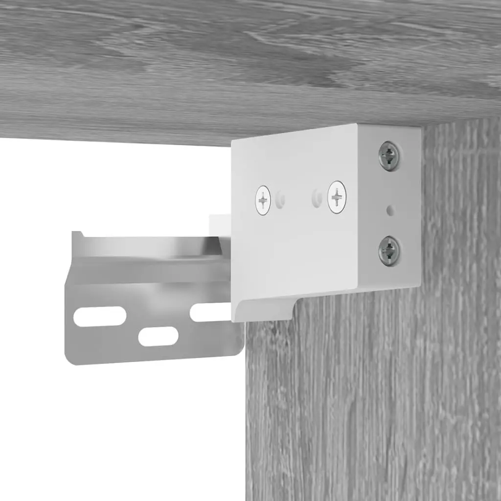 Wall Mounted TV Cabinet Engineered Wood 40 x 34.5 x 60 cm Grey