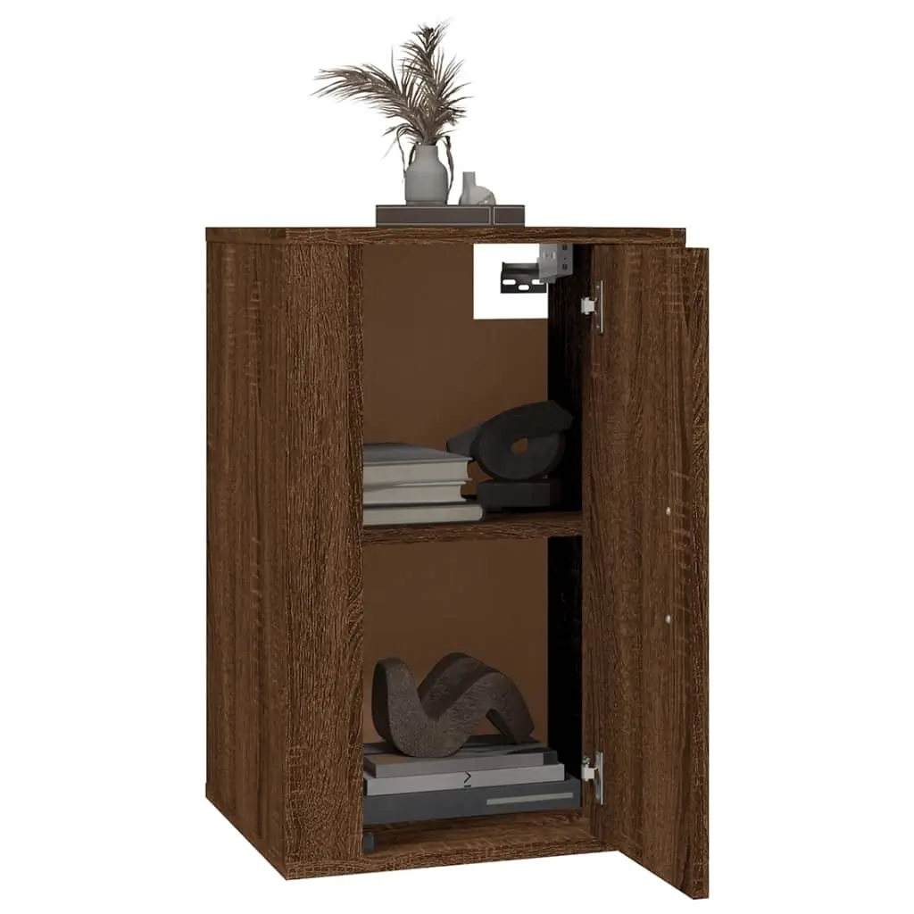 TV Cabinet Engineered Wood 40x34.5x60 cm Brown Oak