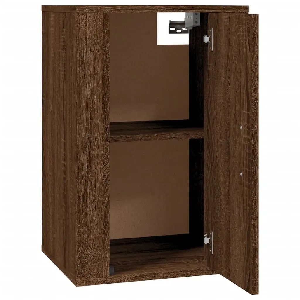 TV Cabinet Engineered Wood 40x34.5x60 cm Brown Oak