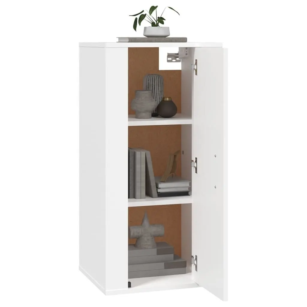 Wall Mounted TV Cabinet with Storage 40x34.5x80cm