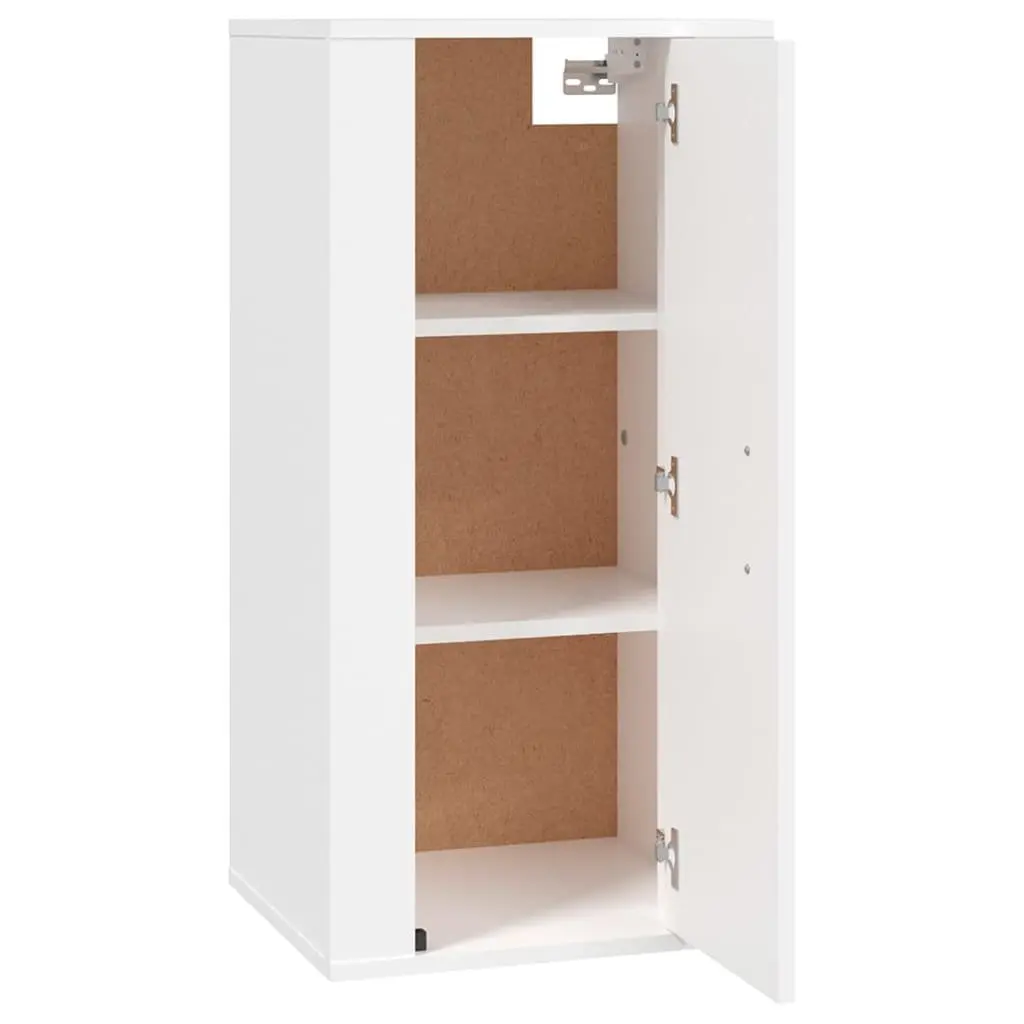Wall Mounted TV Cabinet with Storage 40x34.5x80cm