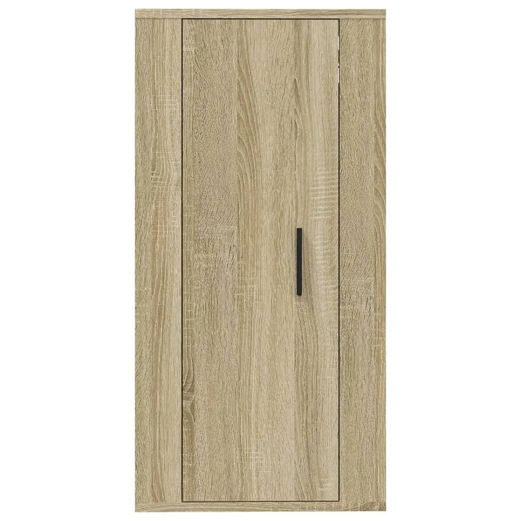 Brown Wall-Mounted TV Cabinet Storage Unit