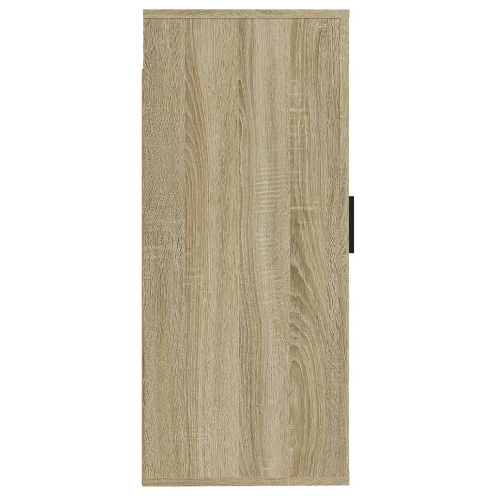 Brown Wall-Mounted TV Cabinet Storage Unit