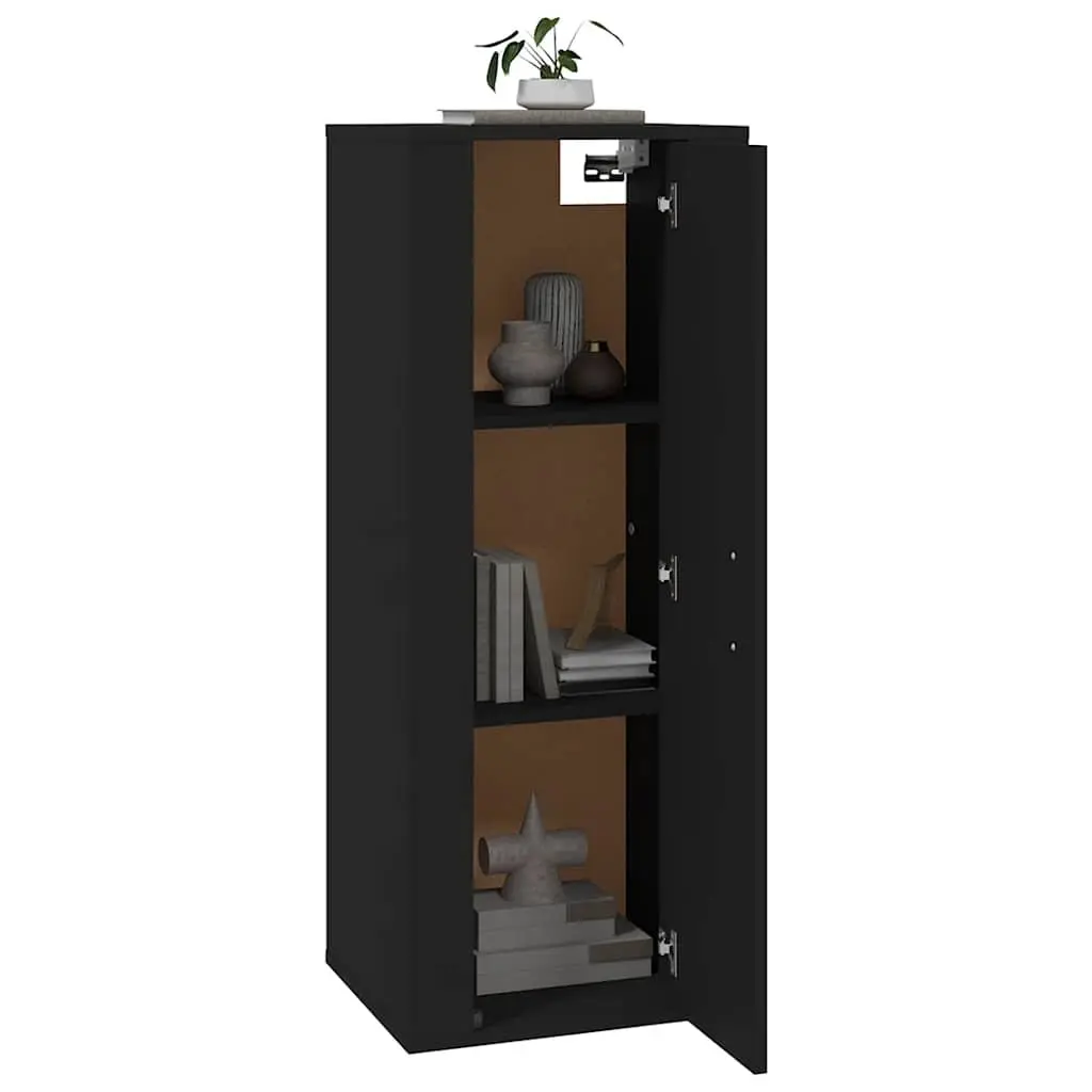 Black Wall Mounted TV Cabinet 40x34.5x100 cm