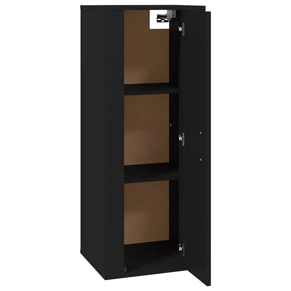 Black Wall Mounted TV Cabinet 40x34.5x100 cm