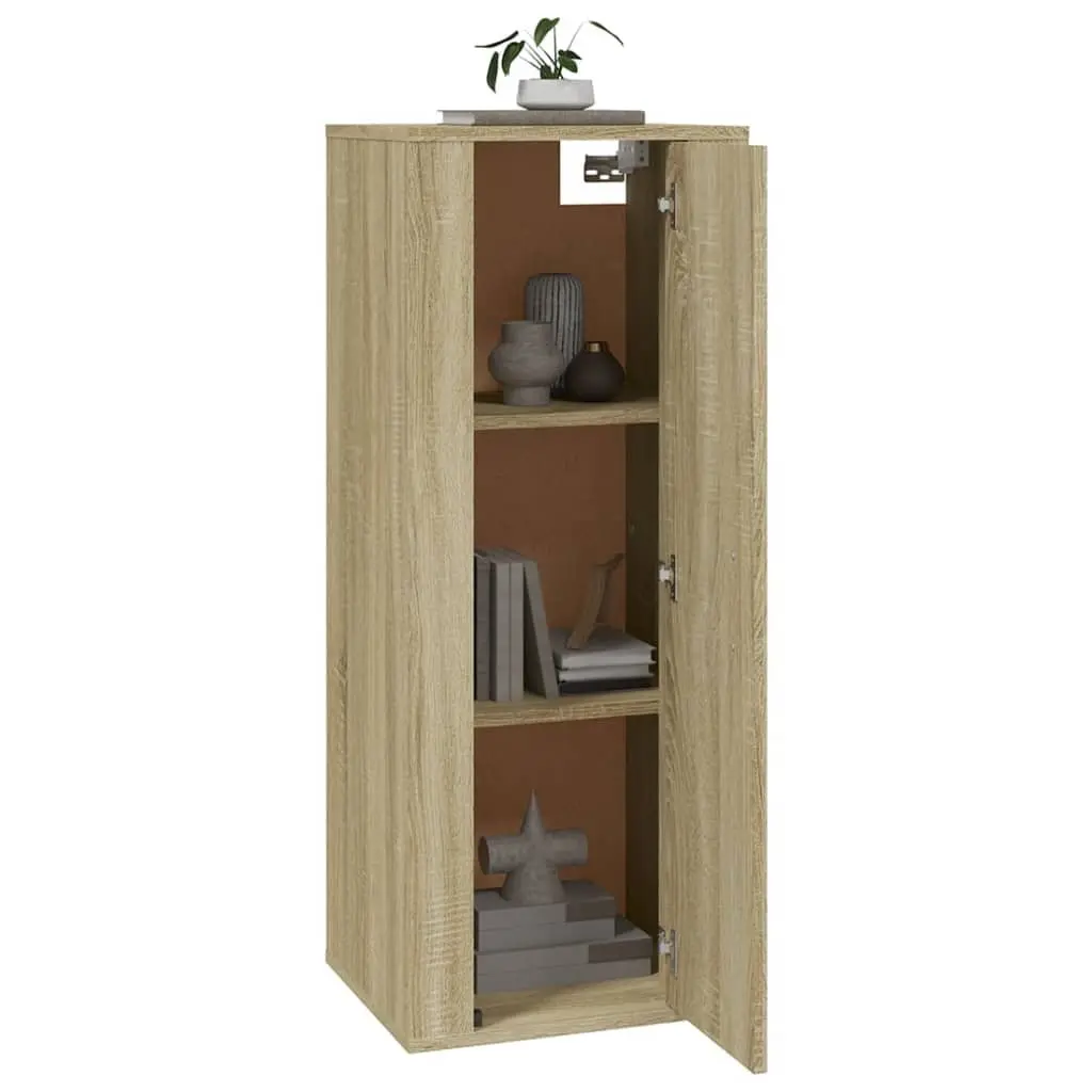 Wall Mounted TV Cabinet with Storage Compartments