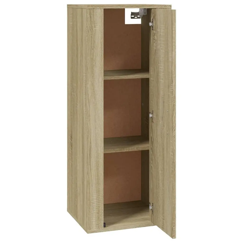 Wall Mounted TV Cabinet with Storage Compartments