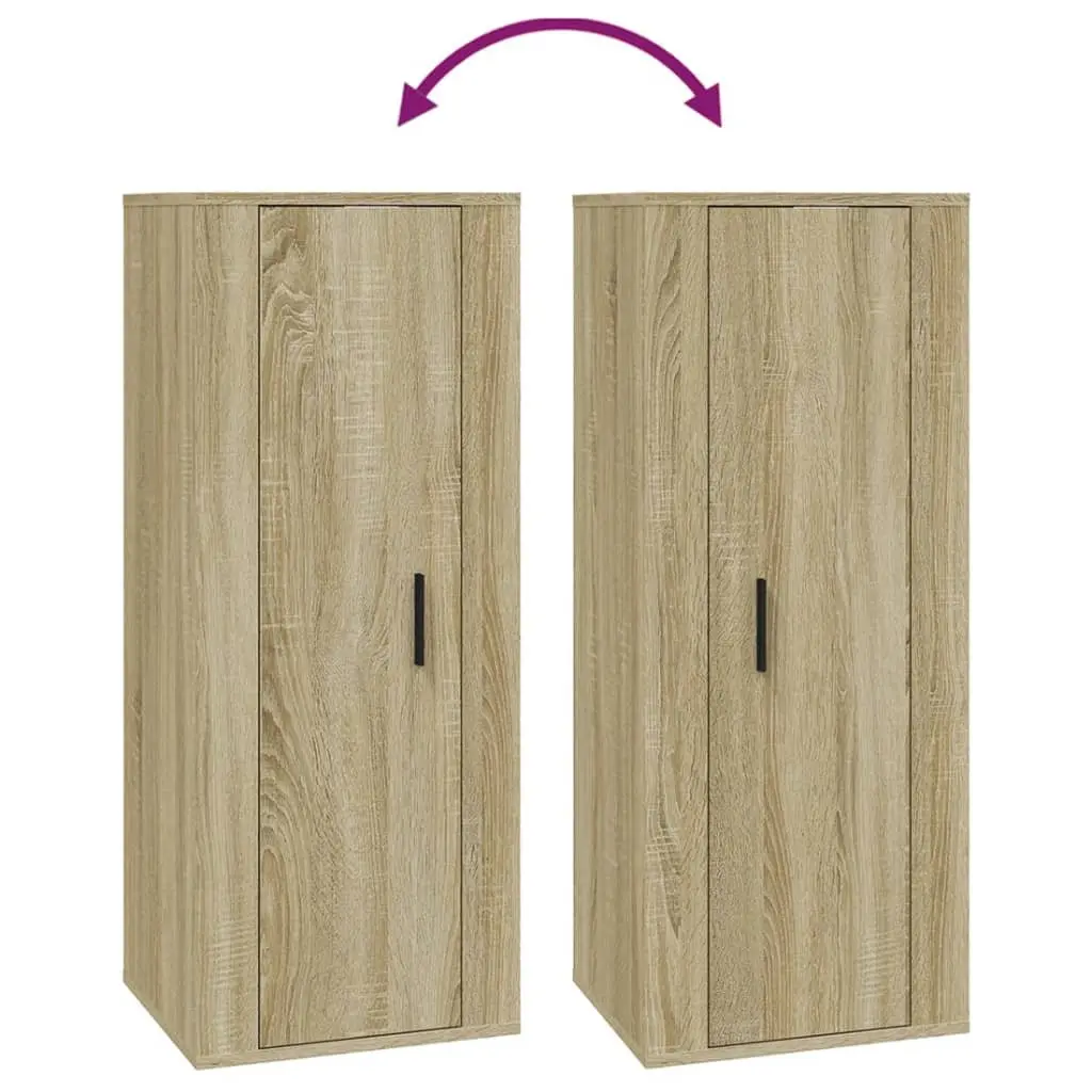 Wall Mounted TV Cabinet with Storage Compartments