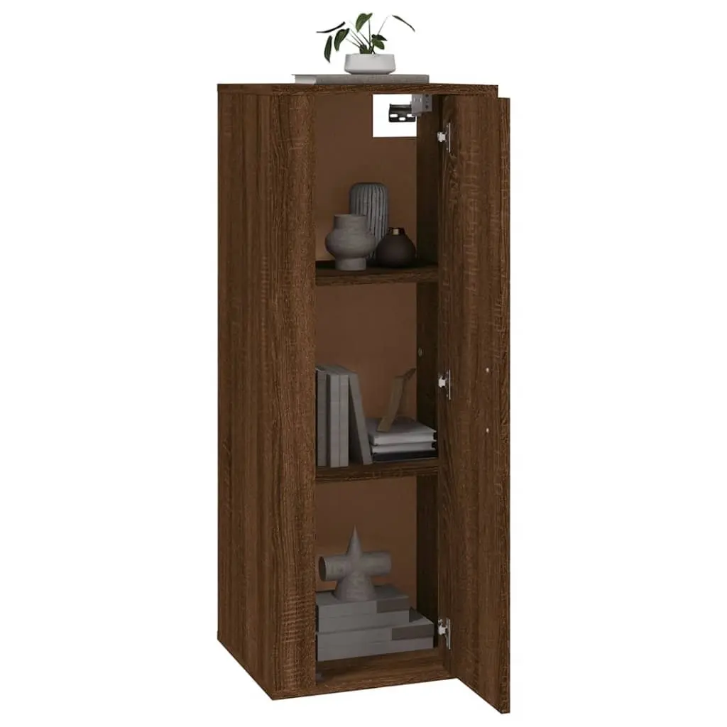 Wall Mounted TV Cabinet Engineered Wood 40x34.5x100cm Brown