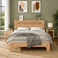 Elegant Brown Bedside Cabinets – 2 pcs Storage Side Tables