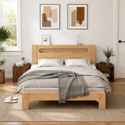 Elegant Brown Oak Bedside Cabinets for Stylish Storage