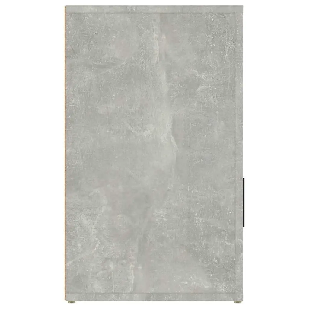 Grey Nightstand with Sturdy Construction