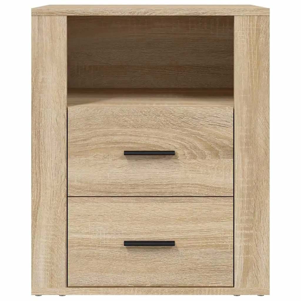 Bedside Cabinet Engineered Wood 50x36x60cm Brown