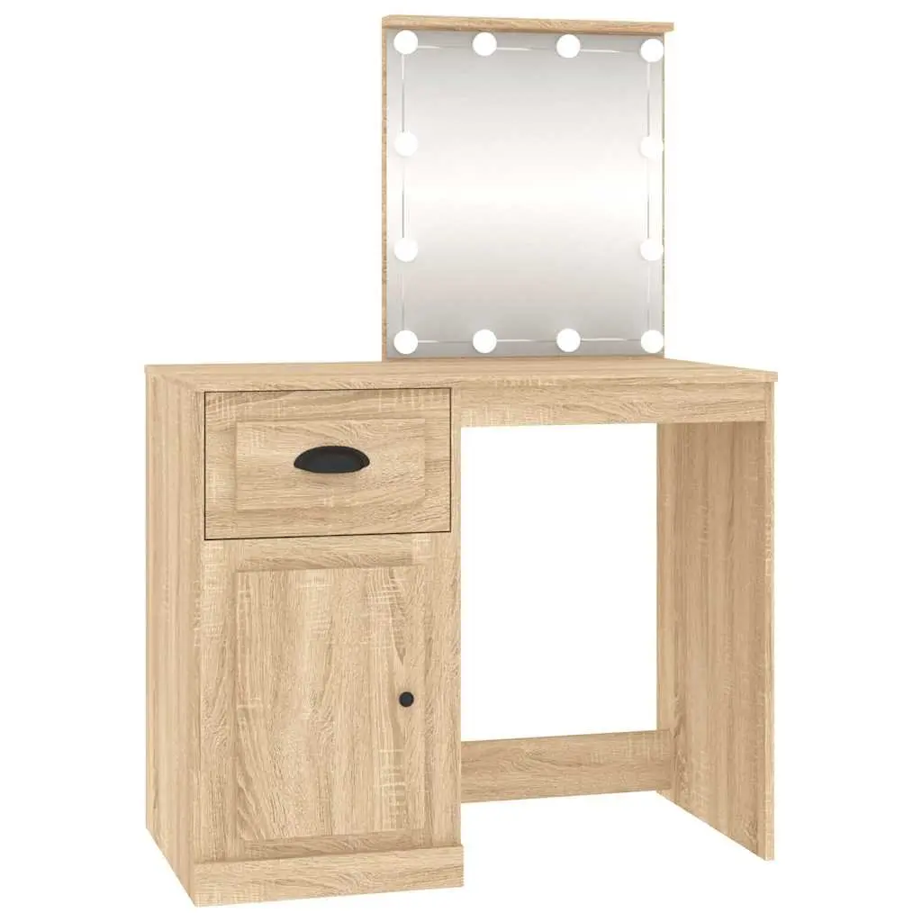 LED Mirror Dressing Table for Beauty Routines