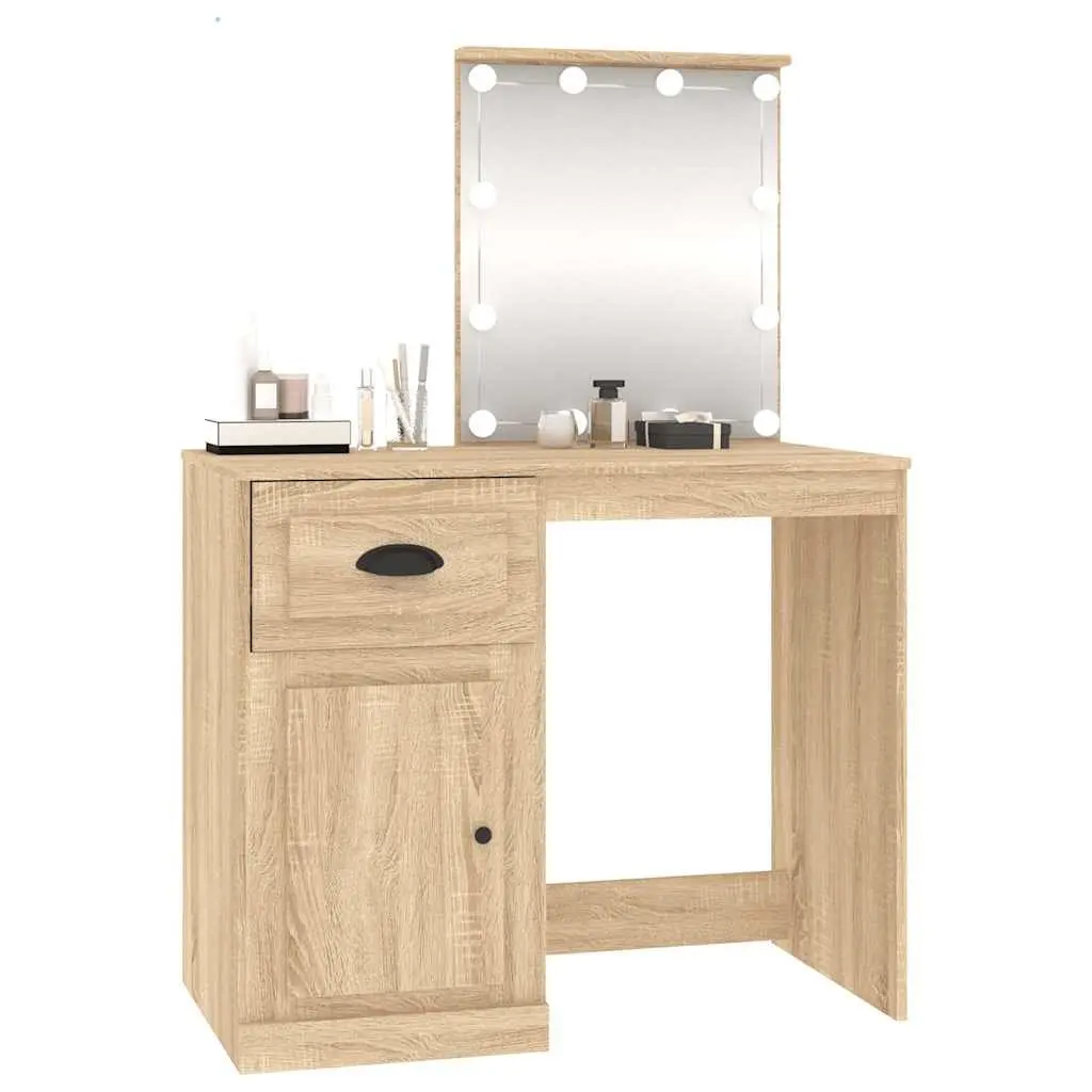 LED Mirror Dressing Table for Beauty Routines