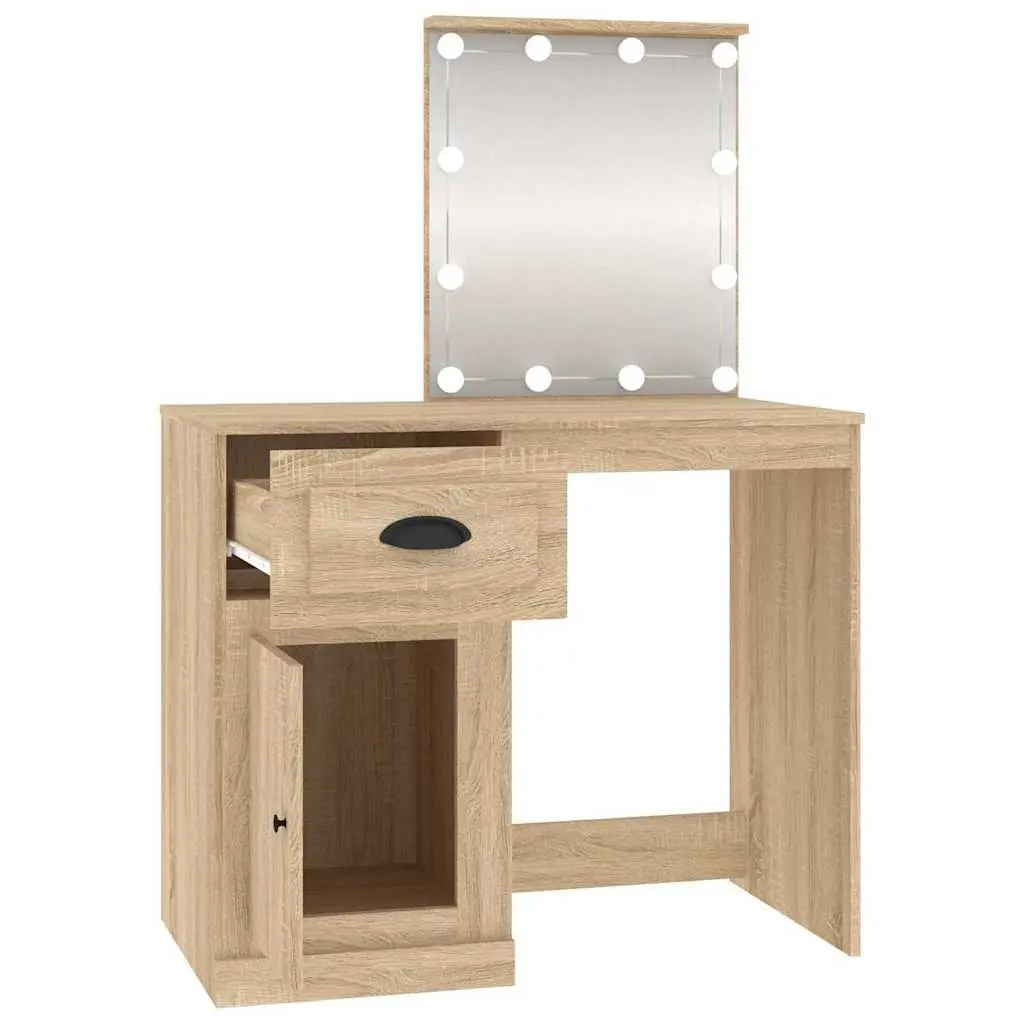 LED Mirror Dressing Table for Beauty Routines