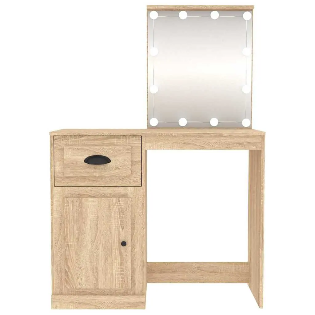 LED Mirror Dressing Table for Beauty Routines