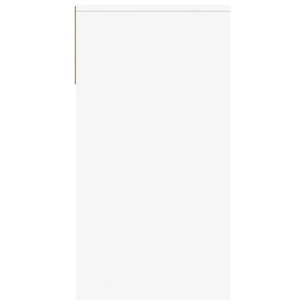 White Console Table 100x39x75 cm Engineered Wood