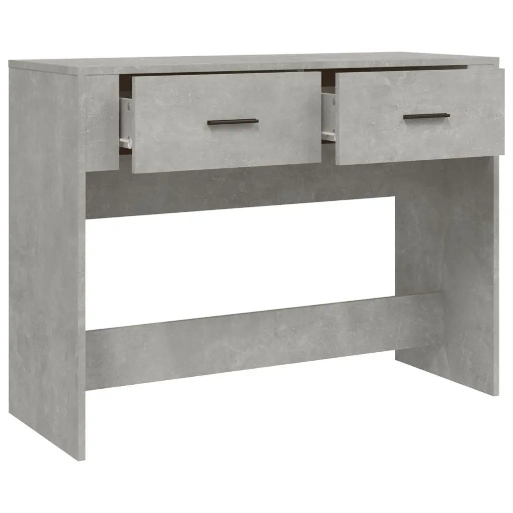 Console Table Engineered Wood 100W x 39D x 75H cm Grey