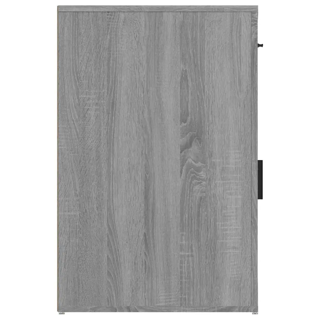 Grey Engineered Wood Desk Cabinet for Office Storage