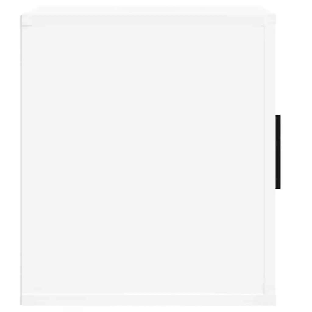 High Gloss White Media Storage Unit with 4 Compartments