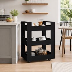 High-Quality Kitchen Trolley 60x45x80 cm with Wheels