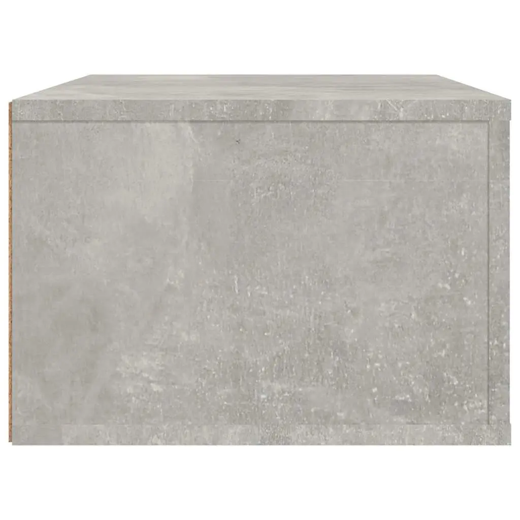Wall-Mounted TV Cabinet with Grey Engineered Wood