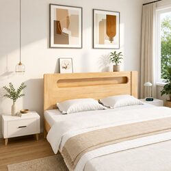 Sturdy Wall-mounted Bedside Cabinets – 2 pcs in White