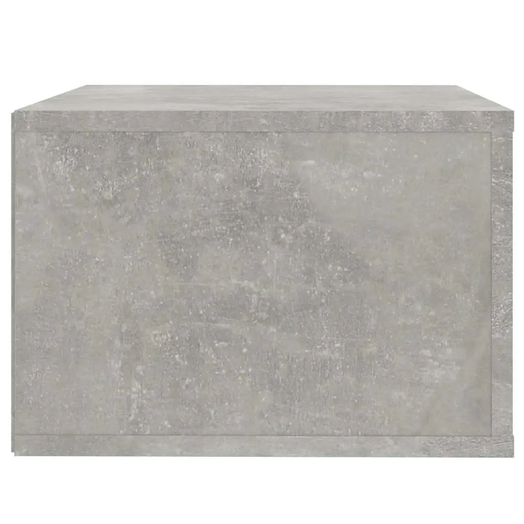 Wall-Mounted Bedside Cabinets Floating Storage Units Grey 50x36x25 cm Pair