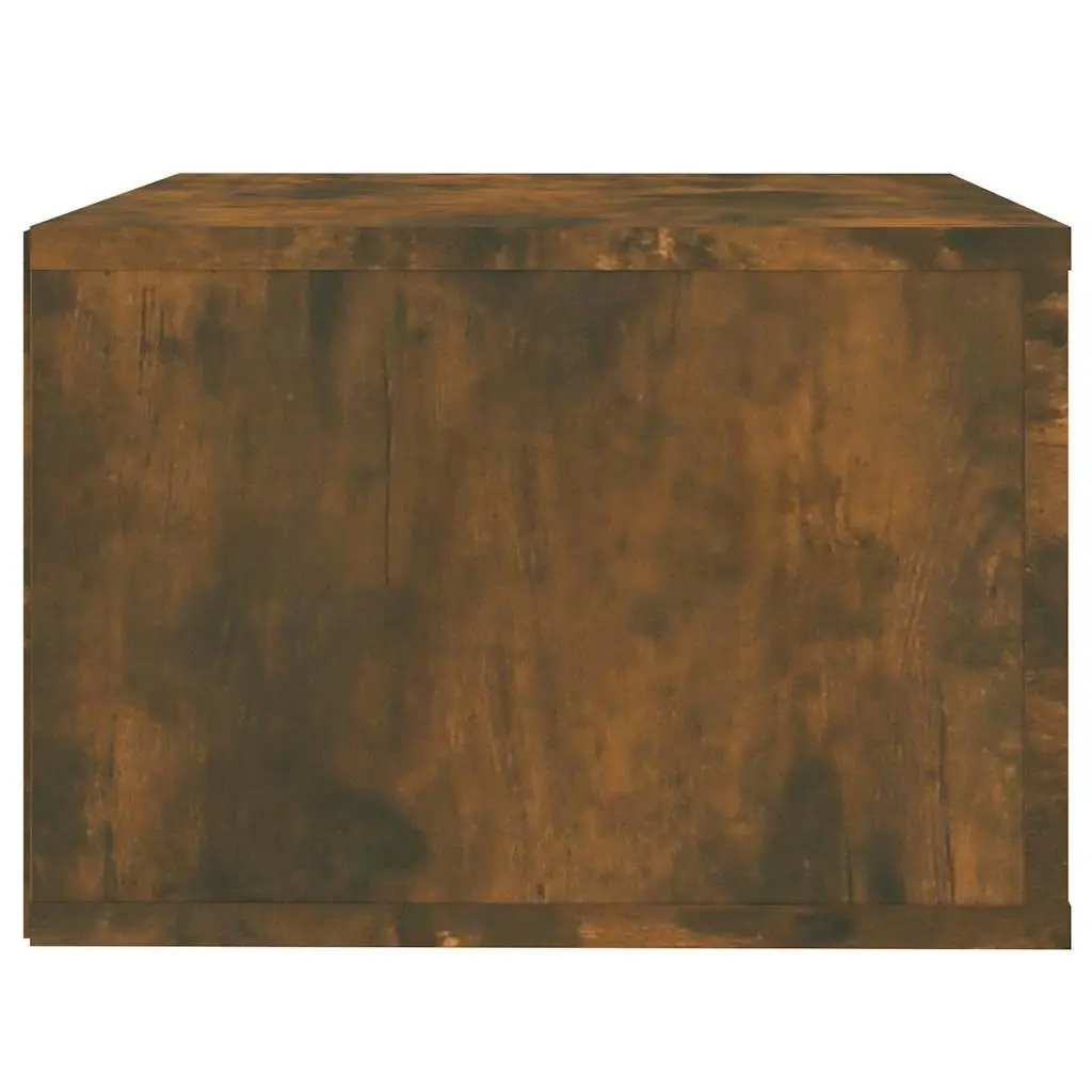 Wall-mounted Bedside Cabinets in Smoked Oak