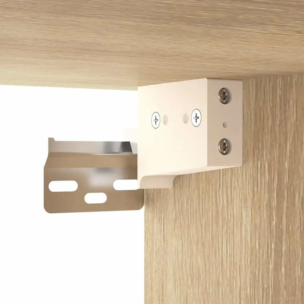 Wall-mounted Bedside Cabinet Engineered Wood 50x36x47cm Brown