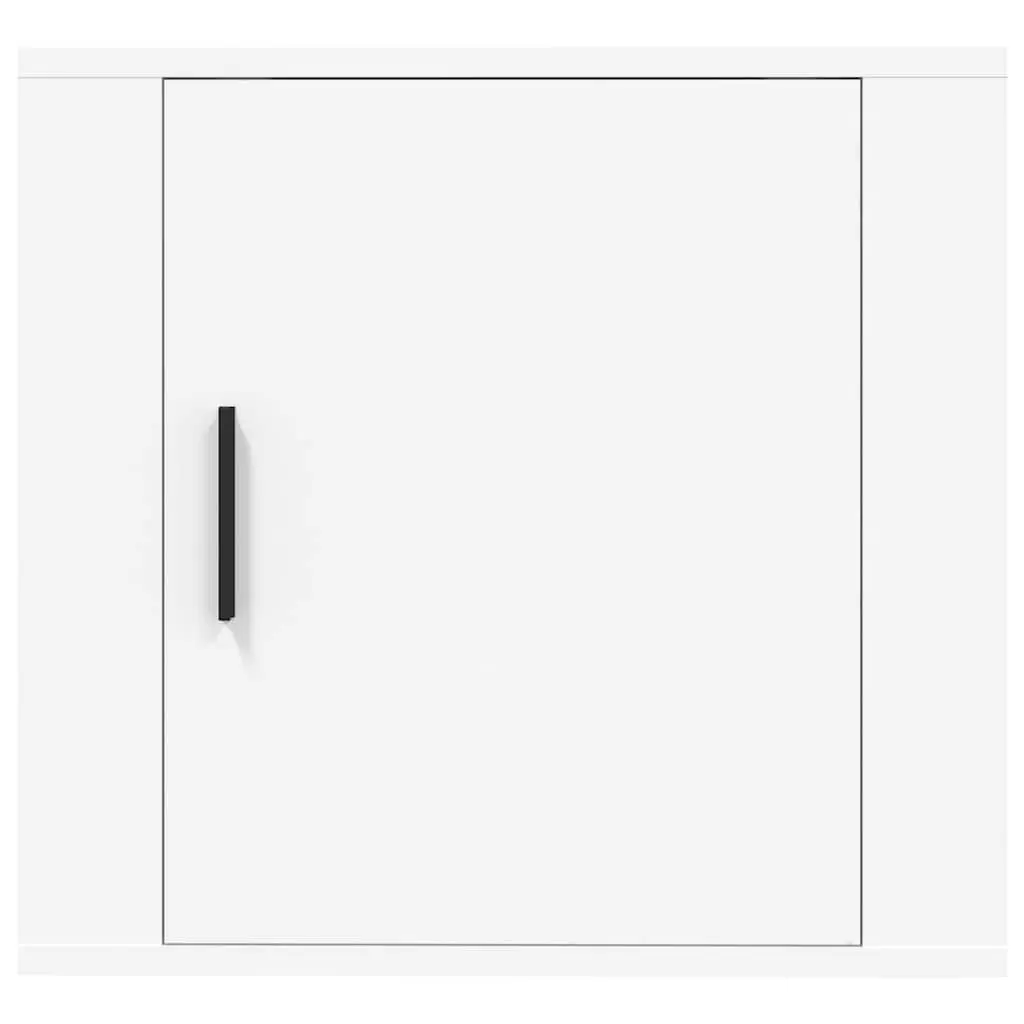 Wall-mounted Bedside Cabinet White Floating Bedside Table Storage Unit