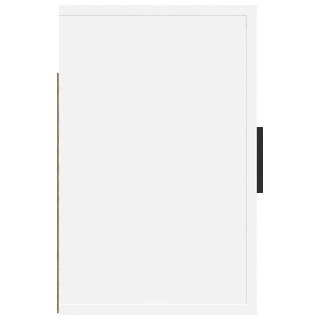Wall-mounted Bedside Cabinet 2 pcs White Floating Bedroom Storage Organiser