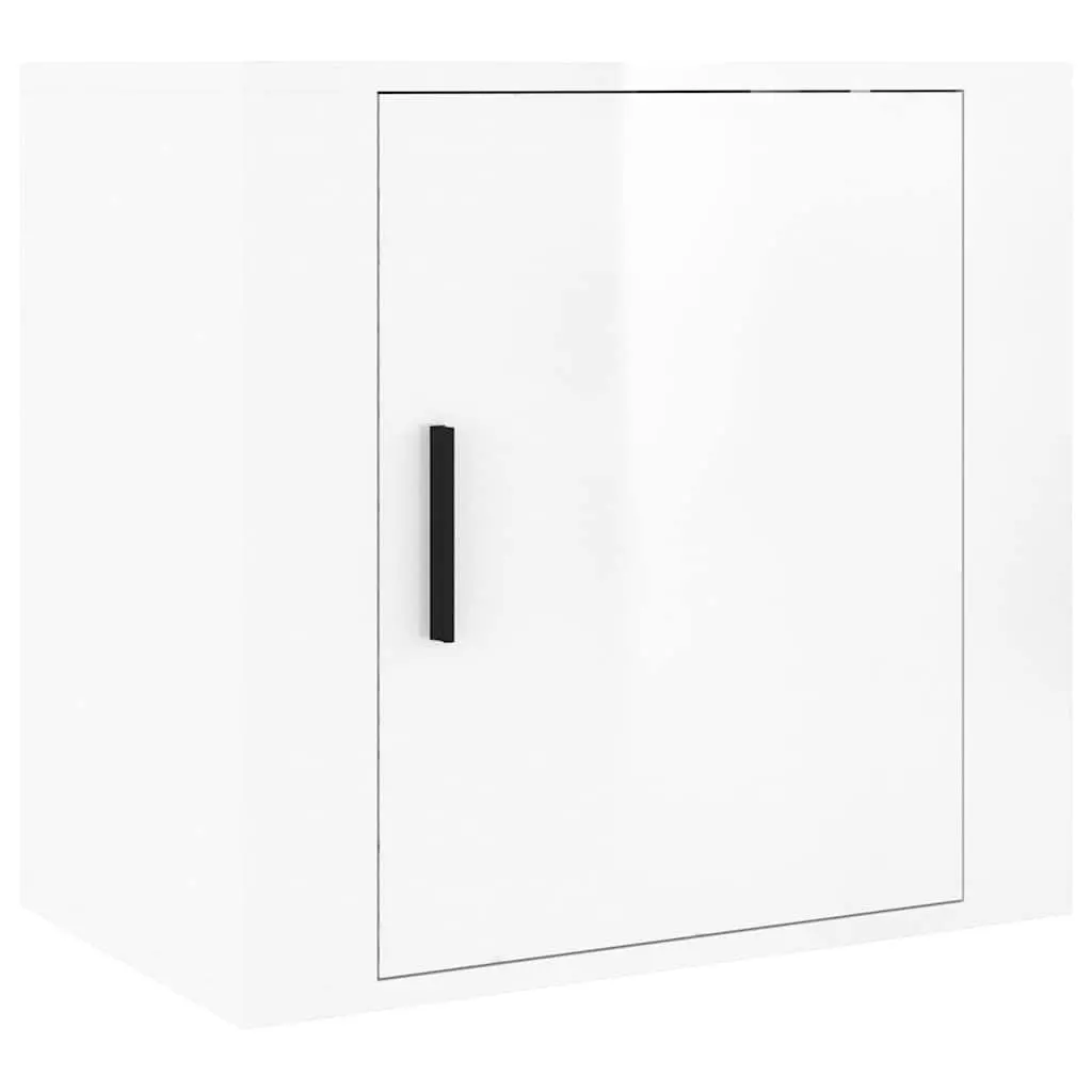 Wall-mounted Bedside Cabinets Set of 2 in White