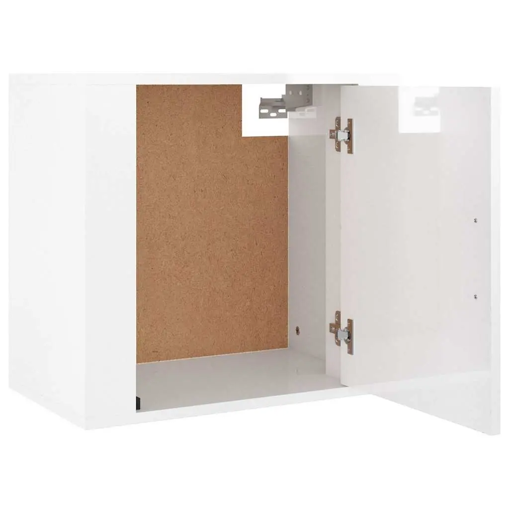 Wall-mounted Bedside Cabinets Set of 2 in White